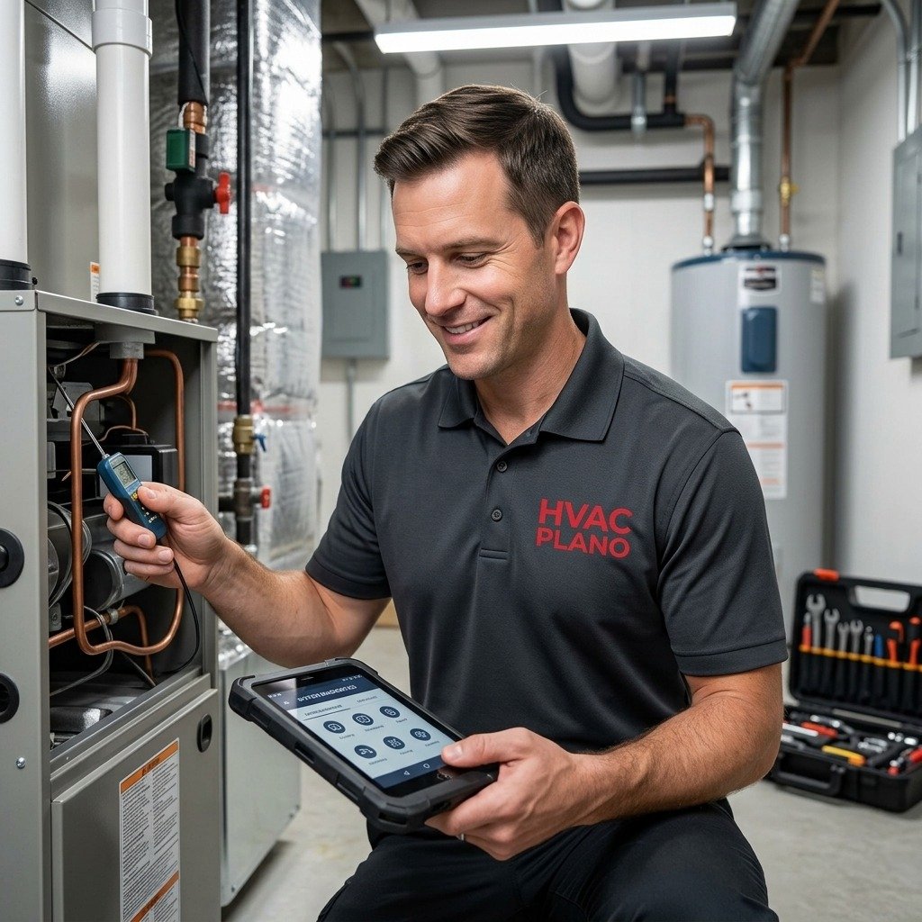 Refrigerant Leak Testing Diagnostic in Plano TX